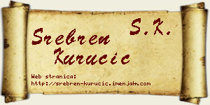 Srebren Kurucić vizit kartica
